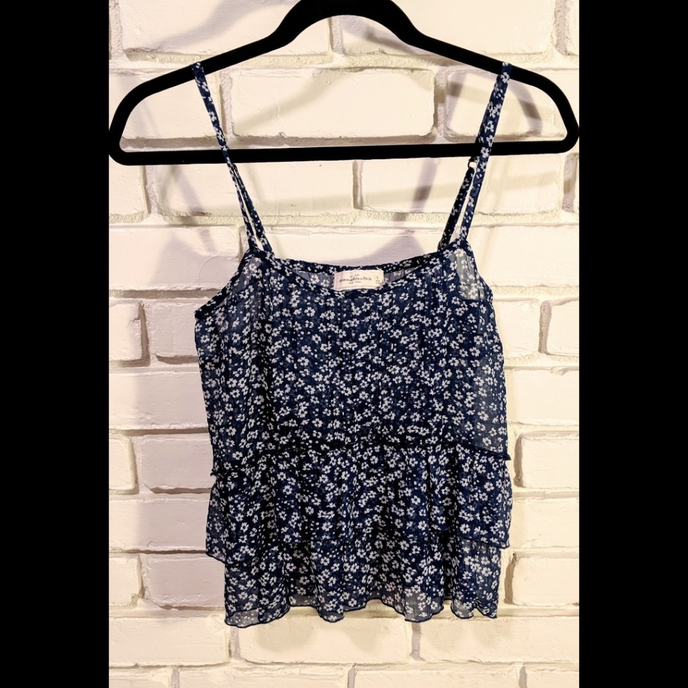 Abercrombie & Fitch | Blue Floral Cami Tank